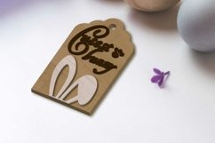 Easter Decorative Tags Set, Layered Cut Templates Product Image 6