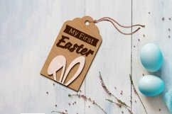Easter Decorative Tags Set, Layered Cut Templates Product Image 12