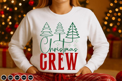 Christmas crew - SVG Design Cut File, Christmas Design Product Image 1