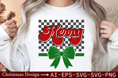 Merry Christmas SVG - Classic Festive Greeting Design Product Image 2