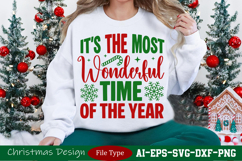 The Most Wonderful Time Of The Year SVG for Christmas Shirts Product Image 1