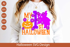 My First Halloween SVG - Cute Baby’s First Spooky Design Product Image 1