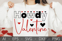 Howdy Valentine, Valentine’s Day SVG Design Product Image 1
