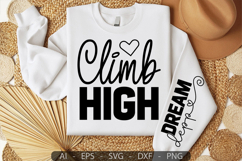 Climb High,Mother&#039;s Day Sleeve SVG Design Product Image 1