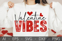Valentine Vibes, Valentine’s Day SVG Design Product Image 1
