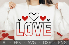 Love, Valentine’s Day SVG Design Product Image 1