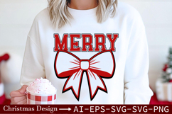 Merry Christmas SVG - Classic Holiday Greeting Product Image 2