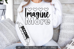 Imagine more,Mother&#039;s Day Sleeve SVG Design Product Image 2