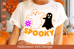 Spooky SVG - Halloween Ghost and Haunted Design Product Image 2