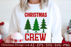 Christmas Crew SVG - Perfect for Holiday Matching Outfits Product Image 4