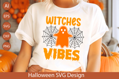 Witches Vibes SVG - Spooky Halloween Witch Design Product Image 2