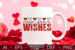 New Year wishes, Valentine’s Day SVG Design Product Image 2
