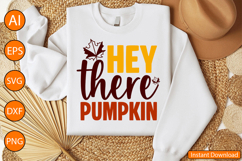 Hey there Pumpkin - Thanksgiving SVG Design Product Image 2