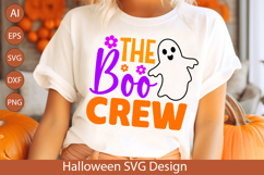 Halloween The Boo Crew SVG - Playful Spooky Design Product Image 2