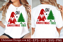 Oh Christmas Tree SVG for Holiday Cards and Crafts Product Image 3