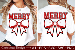 Merry Christmas SVG - Classic Holiday Greeting Product Image 3