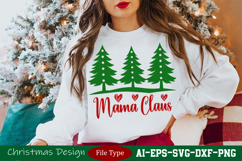 Mama Claus SVG for Gifts - Celebrate Mom This Christmas Product Image 3