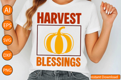Harvest Blessings - Thanksgiving SVG Design Product Image 3