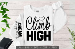 Climb High,Mother&#039;s Day Sleeve SVG Design Product Image 2