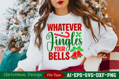 Whatever Jingles Your Bells SVG-Unique Holiday Shirt Design Product Image 3