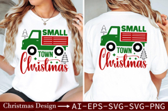 Small Town Christmas SVG - Cozy Holiday Design Product Image 3