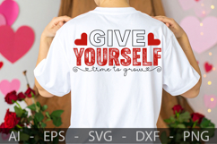 Give yourself time to grow, Valentine’s Day SVG Design Product Image 4