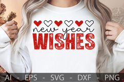 New Year wishes, Valentine’s Day SVG Design Product Image 4