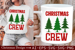 Christmas Crew SVG - Perfect for Holiday Matching Outfits Product Image 3