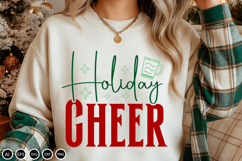 Holiday Cheer - SVG Design Cut File, Christmas Design Product Image 2