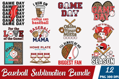 Baseball Sublimation PNG Bundle Product Image 1