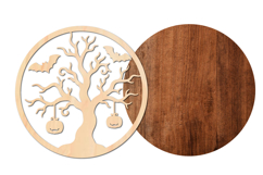 Halloween Tree Laser Cut SVG Product Image 2
