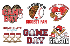 Baseball Sublimation PNG Bundle Product Image 3