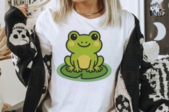 Spring Frog Embroidery Design Product Image 4