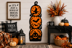 Witch Pumpkin Porch Sign SVG Product Image 1