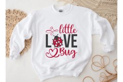 Little Love Bug SVG, Valentine&#039;s Day SVG Product Image 2