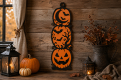 Stacked Pumpkin Halloween SVG Product Image 1