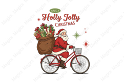 Vintage Christmas PNG, Santa Claus Product Image 2