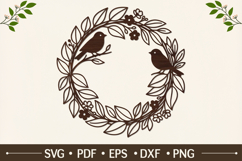 Nature Round Wall Art Laser Cut Product Image 1