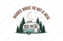 Camper PNG, Camping Sublimation Product Image 1