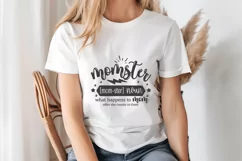 Momster Mom-ster Noun. What Happens To Mom After She Counts Product Image 2
