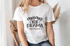 Mama Of Drama #girlmom SVG Product Image 2