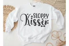 Sloppy Kisser SVG, Dog Bandana SVG Product Image 2