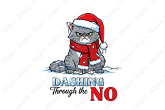 Cat Christmas Sublimation Png Product Image 1