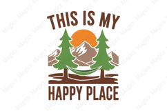 Camper PNG, Camping Sublimation Product Image 1