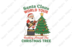 Retro Christmas Santa Png, Christmas Png Product Image 1