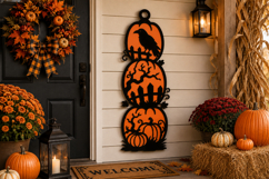 Halloween Porch Sign SVG Product Image 1