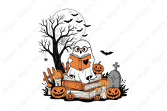 Halloween Ghost Read More Books Png Product Image 1