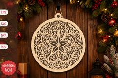 Star Filigree Ornament SVG Product Image 1