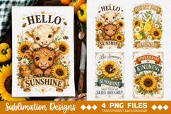 Vintage Farmhouse Kitchen Towel Sublimation PNG Product Image 1