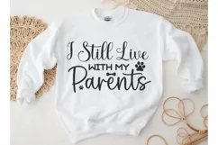 I Still Live with My Parents SVG, Dog Bandana SVG Product Image 2